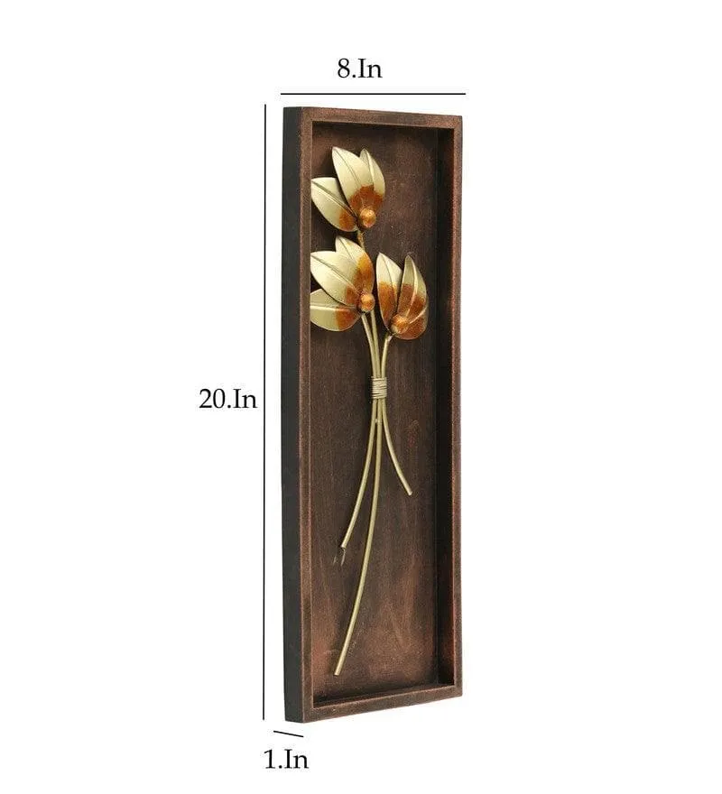 Leafy Affair Metal And MDF Wall Accent media 4