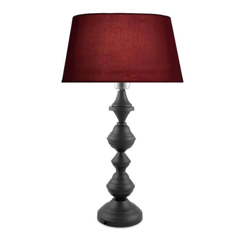 Nordic Waterdrop Fabric Table Lamp - Black,Red media 3