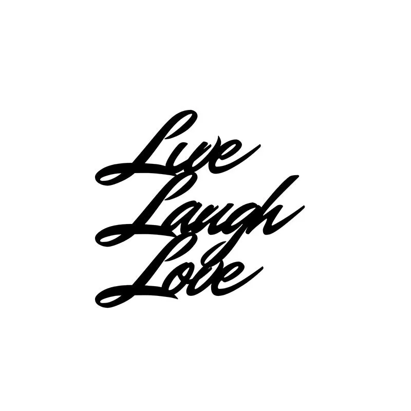 Live Laugh Love Iron Wall Accent media 3