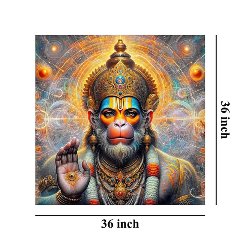 Giant Hanuman Wall Painting media 7
