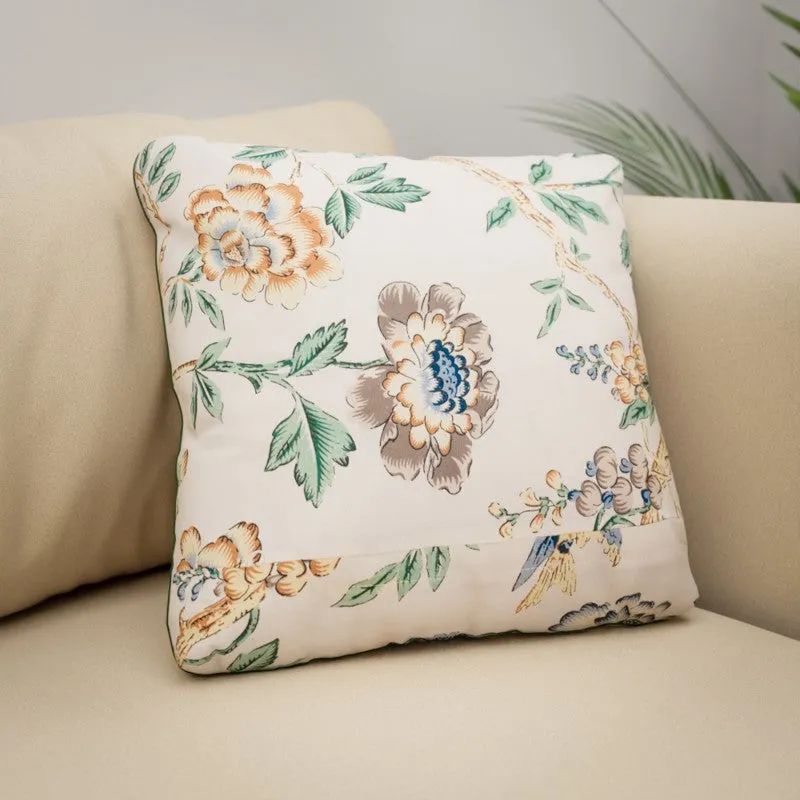 Floral Driftwood Cotton Cushion Covers - Set Of Two media 3