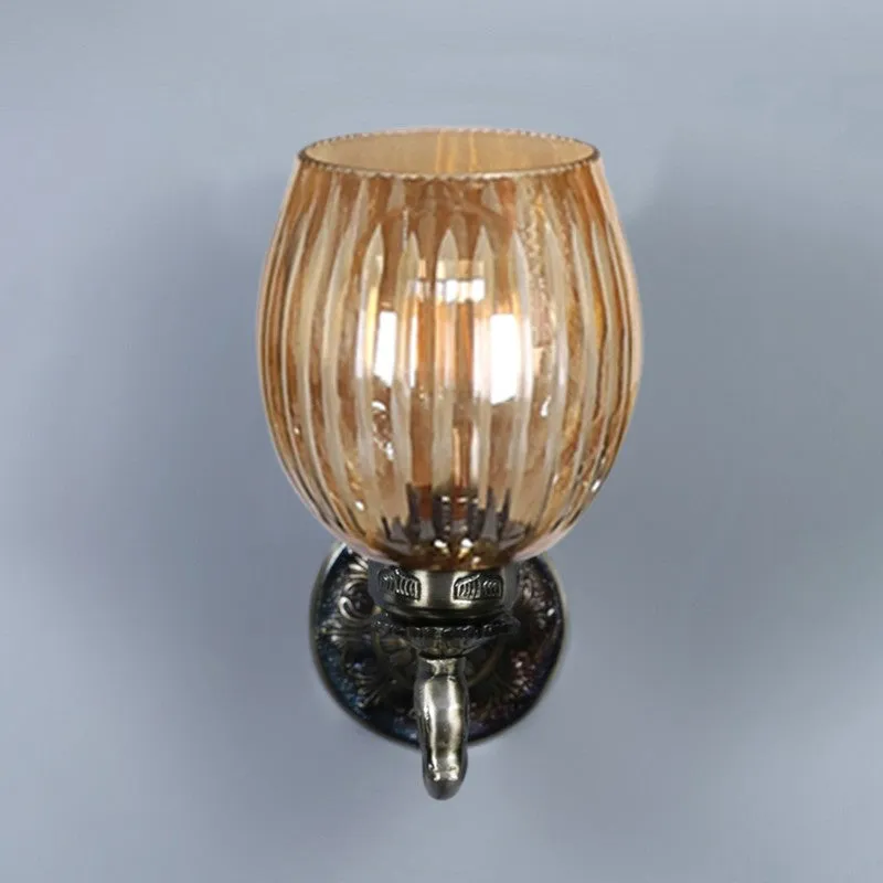 Vintage Glow Swan Neck Glass Wall Lamp media 6