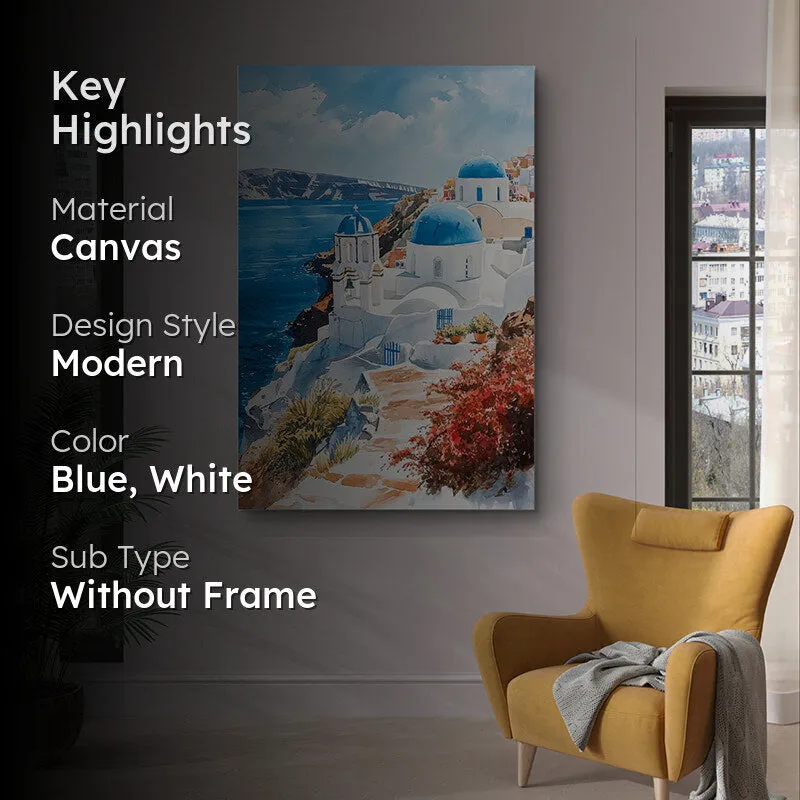 Grecian Coasts Wall Painting media 2