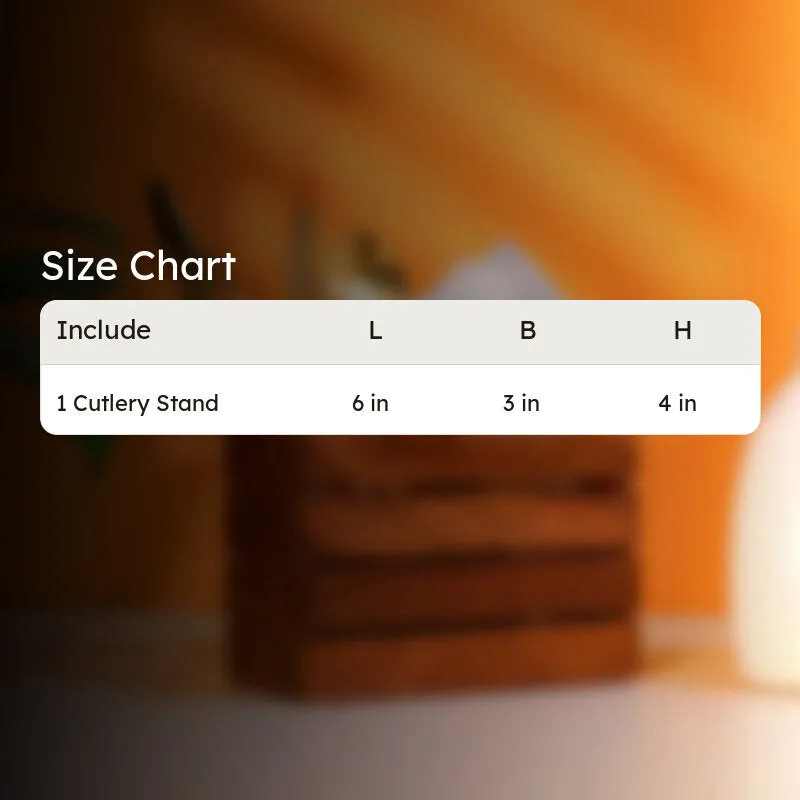 Timber Tidy Wood Cutlery Stand media 7