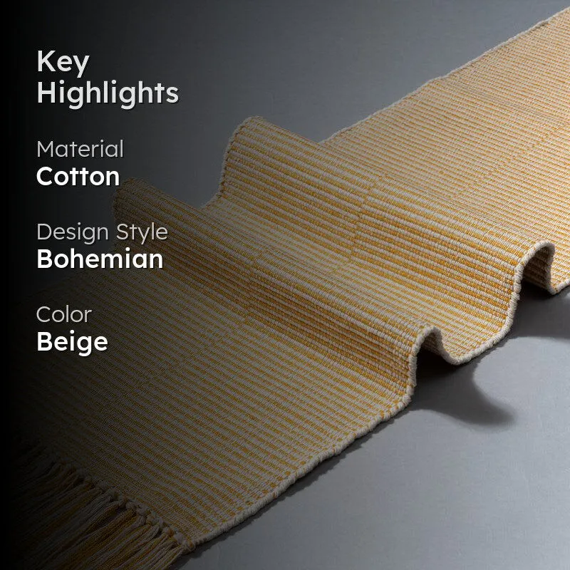 Calli Handwoven Cotton Table Runner media 2