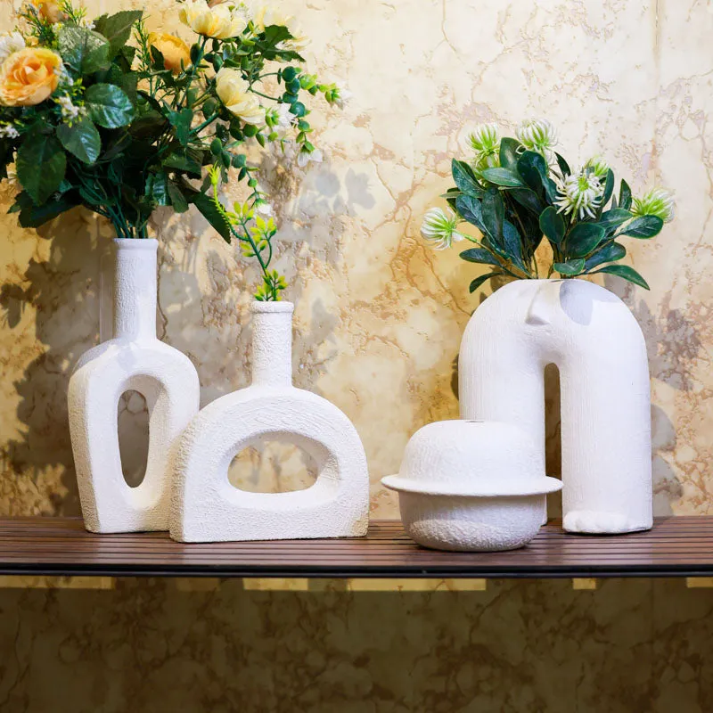 Oriki Ceramic Vase - Set Of Four media 1