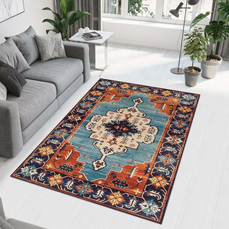Navira Velvet Rectangle Anti-Skid Carpet media 3