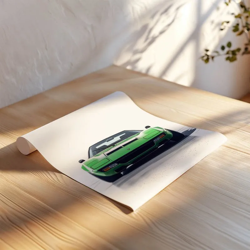 Emerald Racer Wall Poster media 6