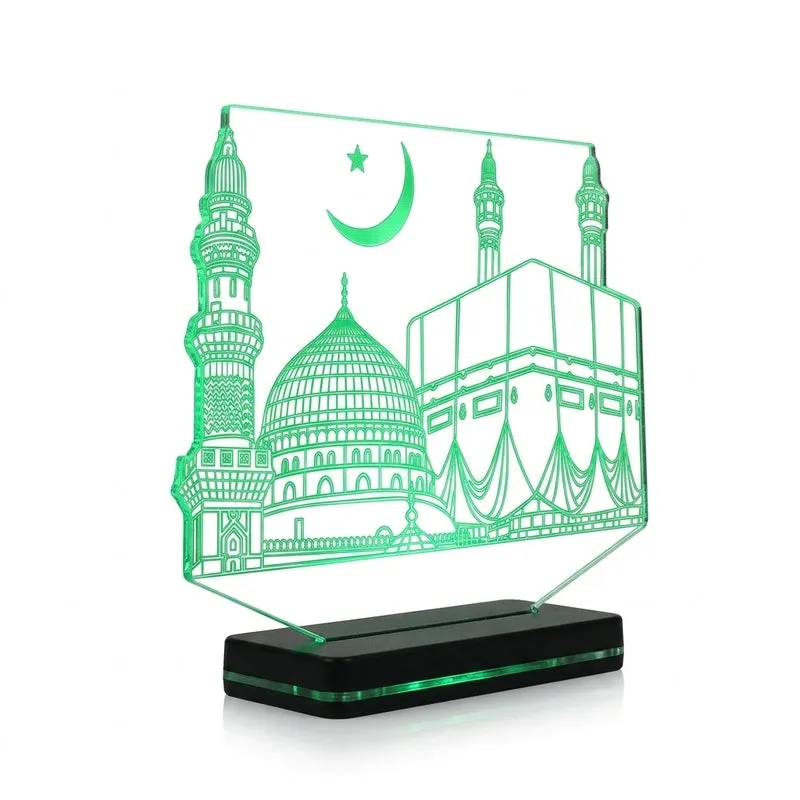 Mecca Madina Acrylic Table Lamp - Transparent media 5