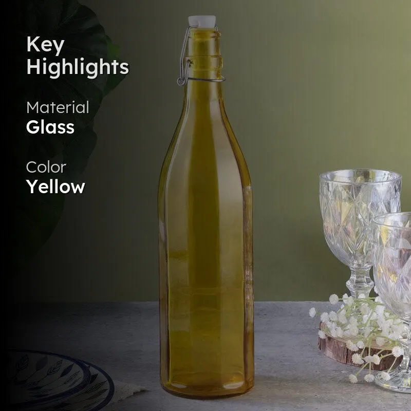 Vintage Fliptop Bottle - Yellow media 2
