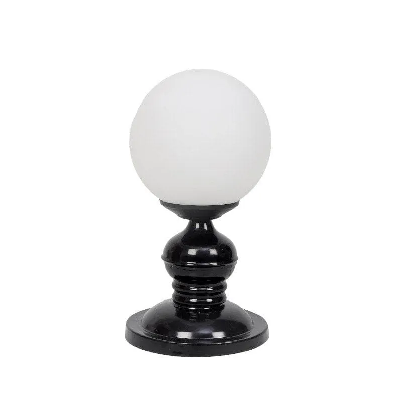 Togo Hina Moon LED Glass Table Lamp - White,Black media 4