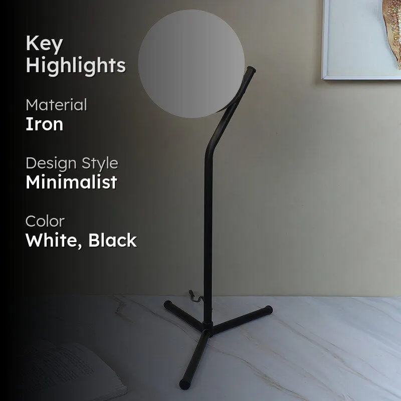 Mignon Solid Iron Moon LED Table Lamp - White,Black media 2