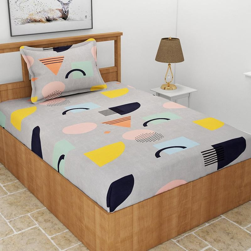 Hilton Kids Microfiber Bedsheet (Silver Grey) - 110 GSM media 3