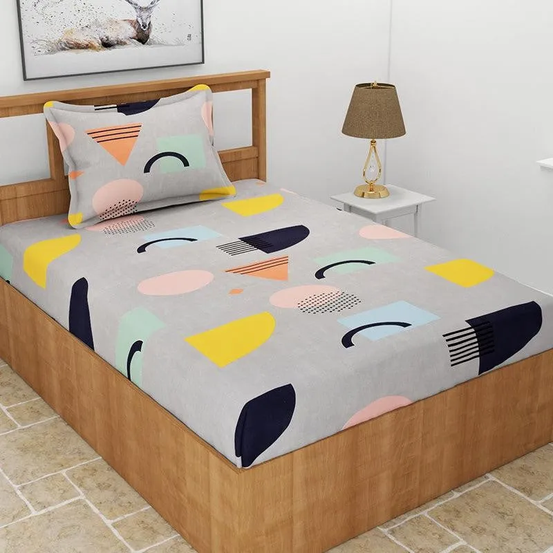 Hilton Kids Microfiber Bedsheet (Silver Grey) - 110 GSM media 3