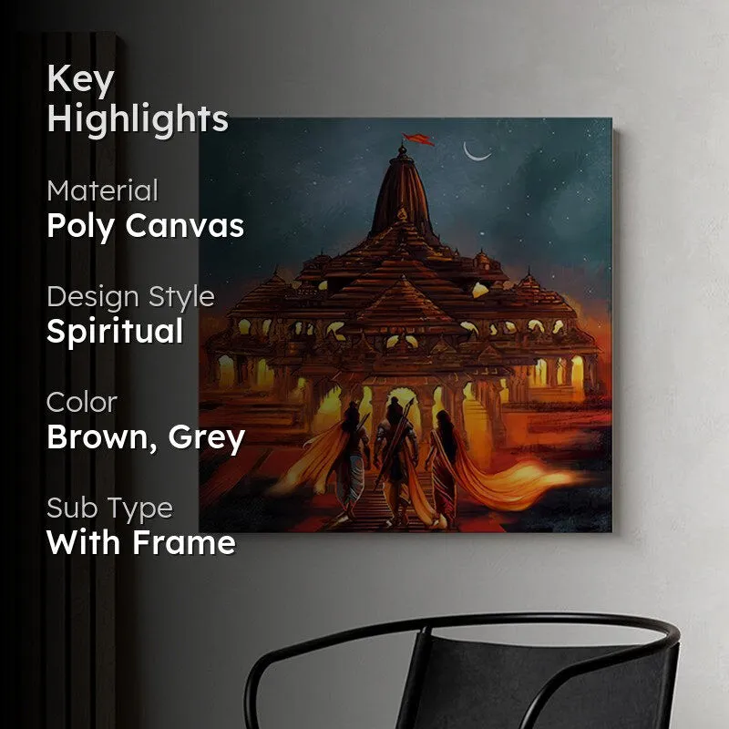 Ramayana Nightscape Wall Painting media 2