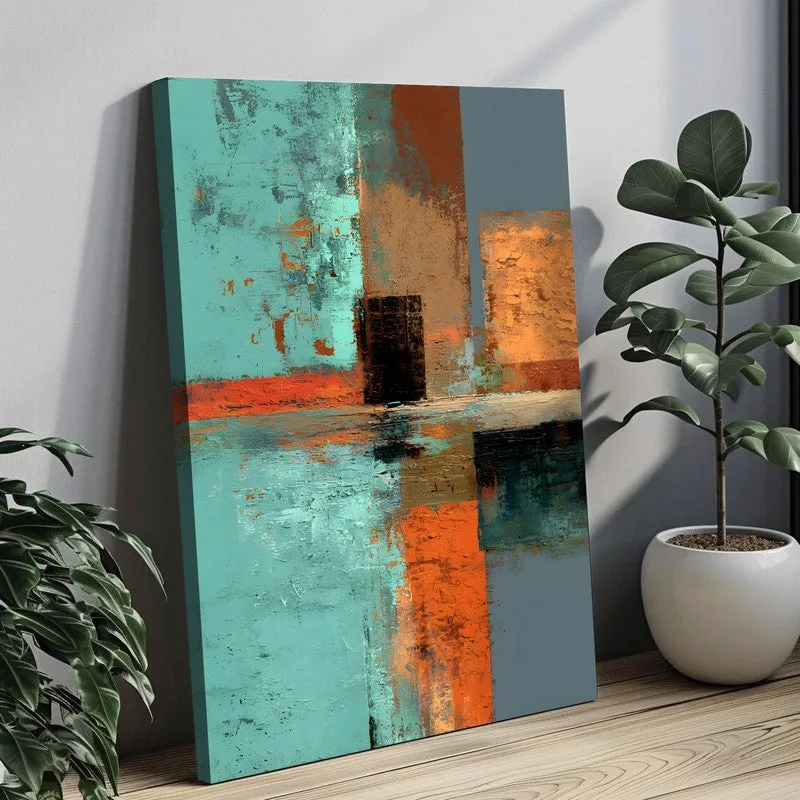 Structured Color Burst Canvas Wall Art media 9
