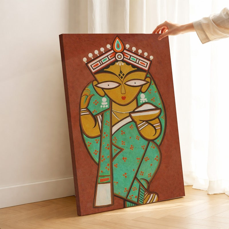 Bengal Folk Woman Canvas Wall Art & Paintings