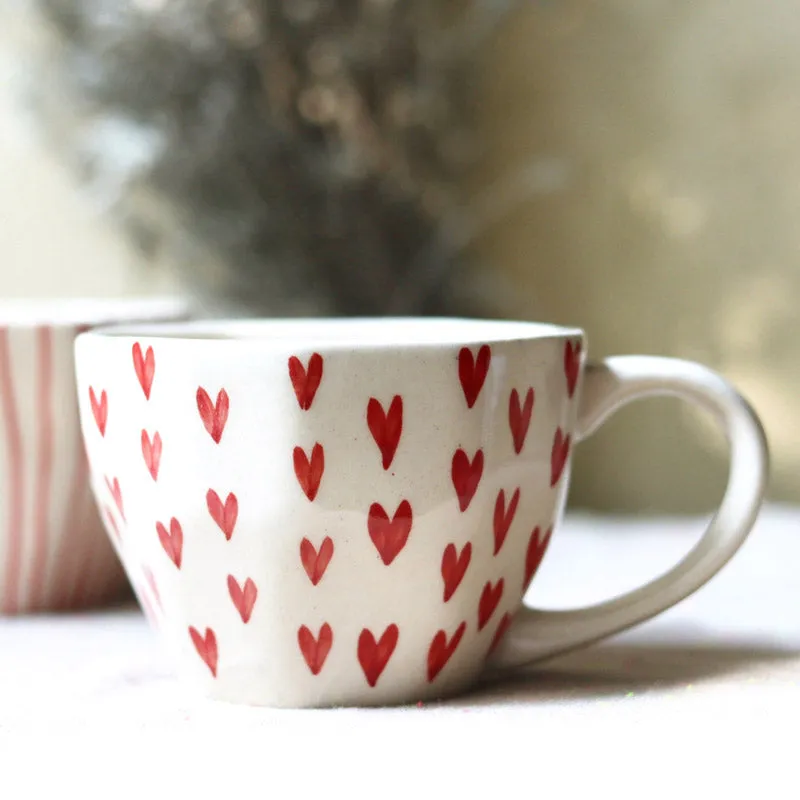 Hearty Ceramic Tea Cup (200 mL Each) -  Set of Two media 1