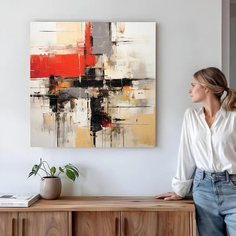 Abstract Strokes Canvas Wall Art media 8