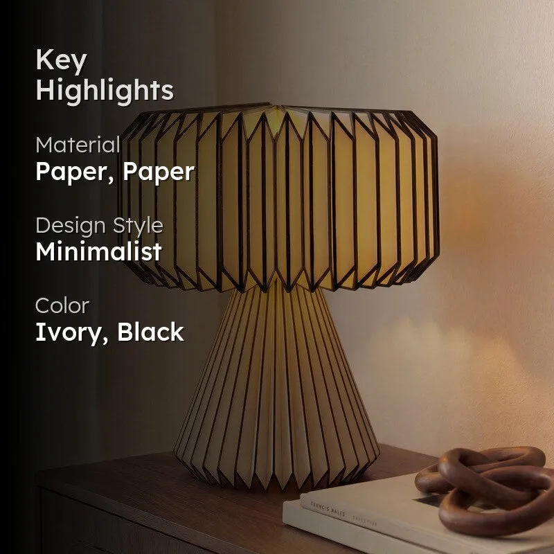 Fig Living Ori Table Lamp - Ivory,Black media 2