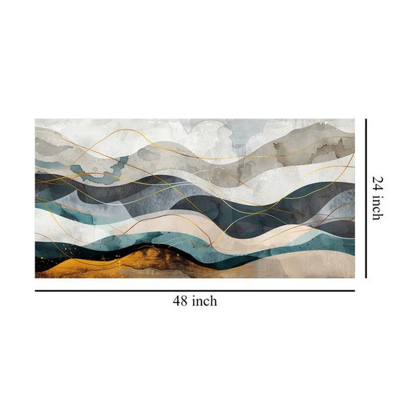 Ultra Waves Wall Painting media 7