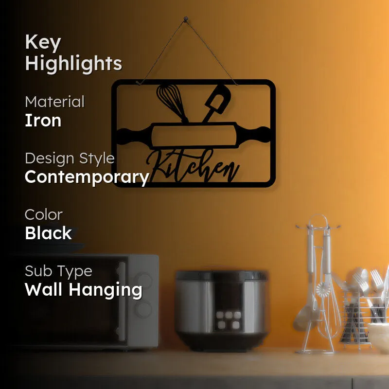 Kitchen Silhouette Iron Wall Accent media 2