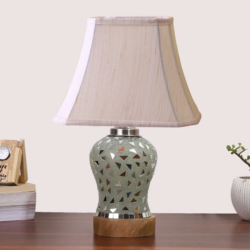 Liora Square Wooden Table Lamp - Multicolor media 3