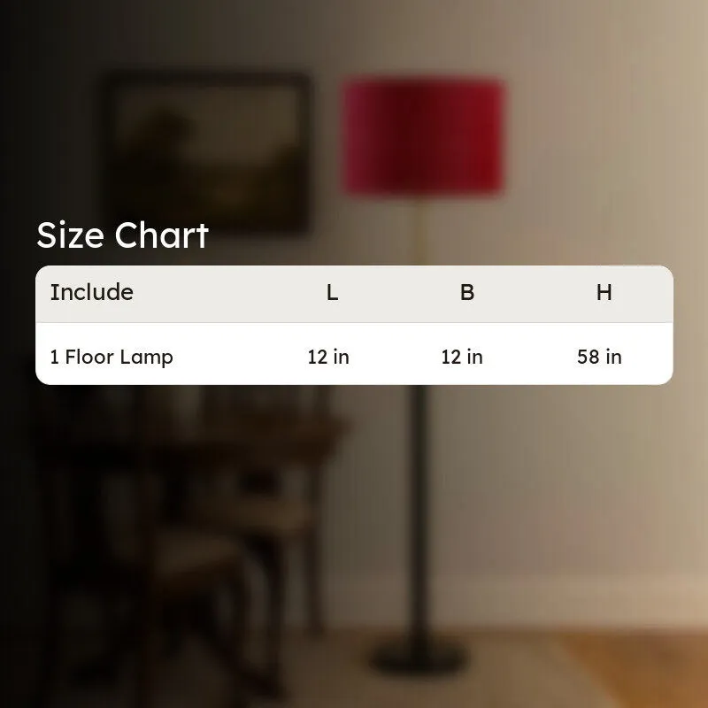 Horizon Curve Wooden Floor Lamp - Red media 9