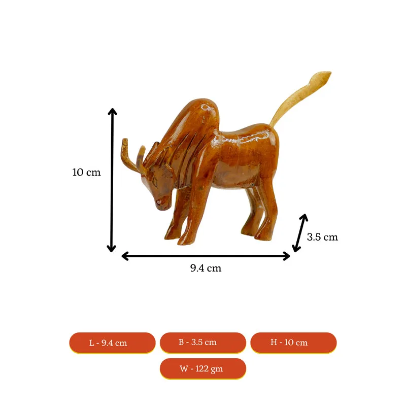 Timber Taurus Wood Showpiece media 6