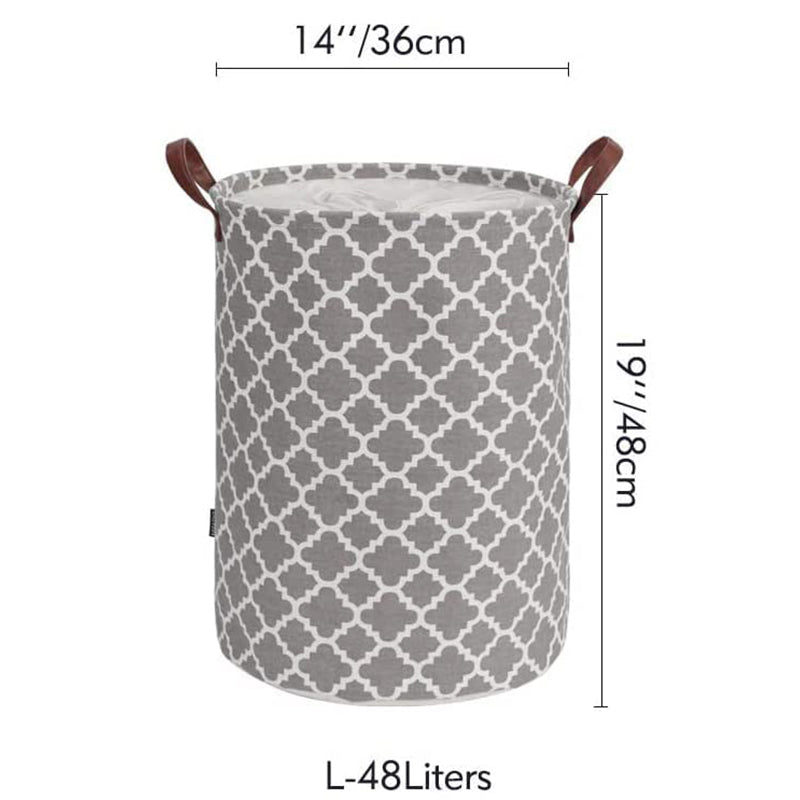 Entara Laundry Basket - Grey media 6
