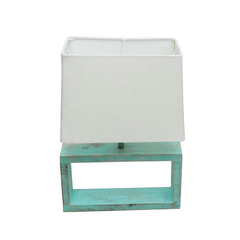 Isadora Fabric Table Lamp - Beige,Blue media 3