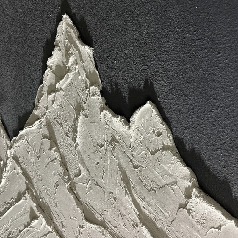 Alpine Relief Handmade Canvas Wall Painting media 11