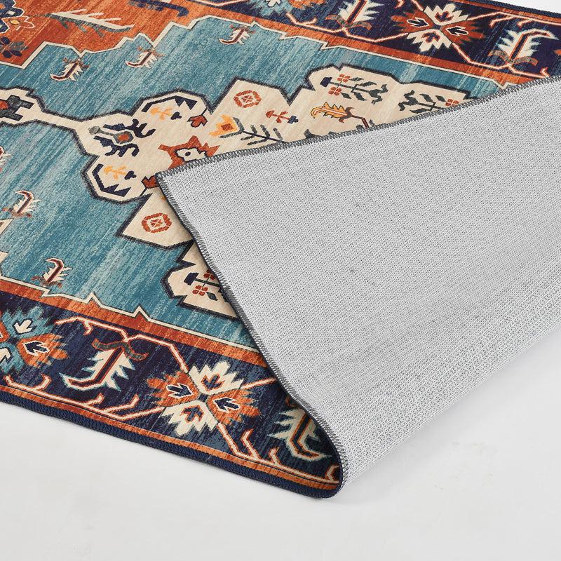 Navira Velvet Rectangle Anti-Skid Carpet media 7