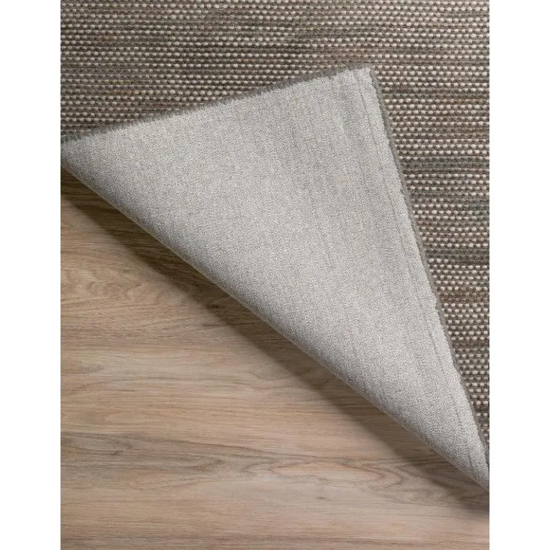 Lasumi Hand Woven Wool Rug - Dark Grey media 4