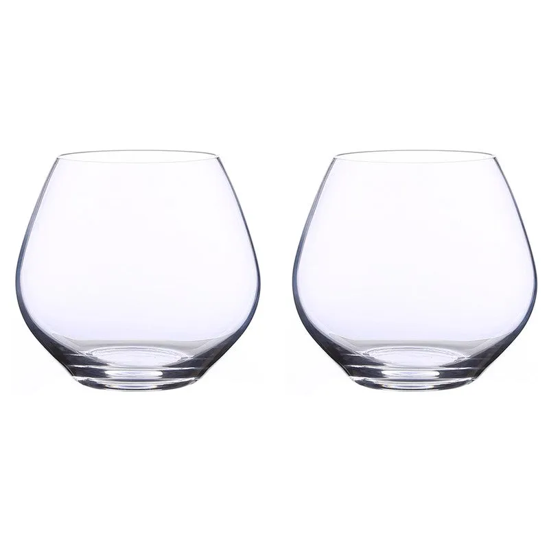 Cooper Bohemia Crystal Red  Whiskey Glasses (580 mL) - Set Of Two media 8