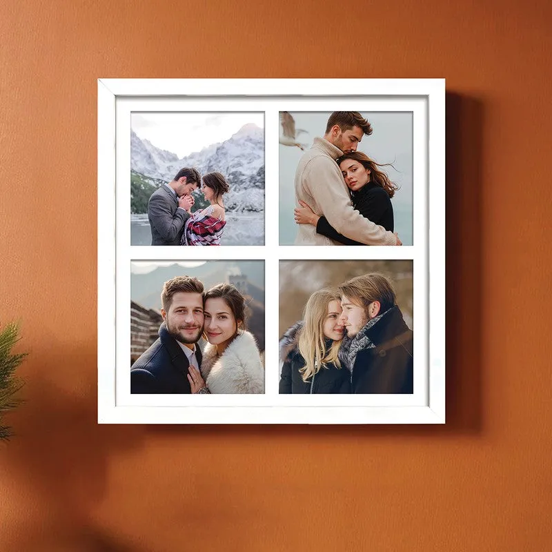Memory Collage Photo Frame - White media 3