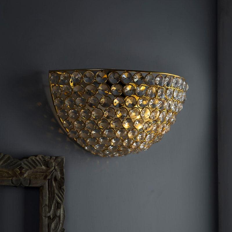Charis Crystal Wall Lamp - Gold media 3