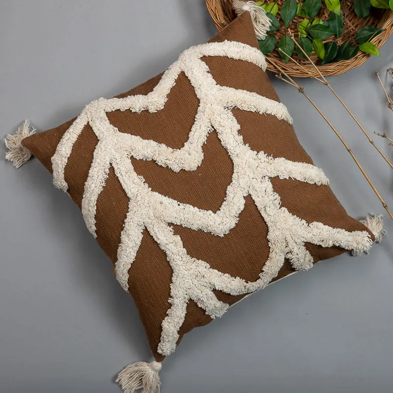 Rustveil Tufted Cushion Cover media 6