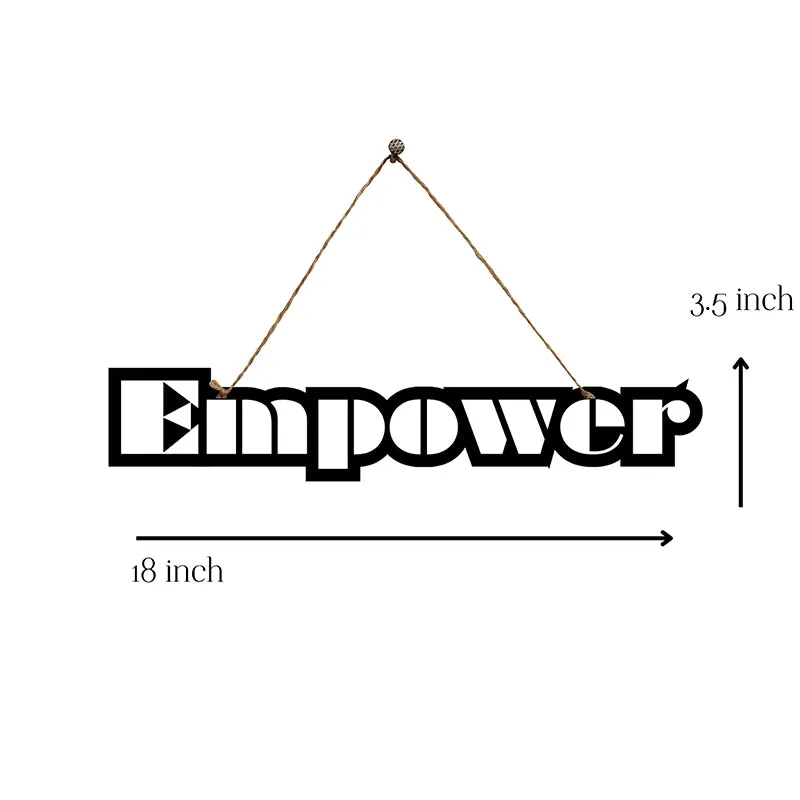 Empower Mild Steel Wall Accent media 5