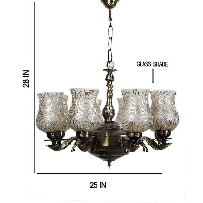 Dila Vilona Mosaic Golden Antique Ceiling Lamp media 4