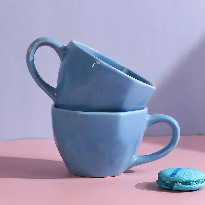 Calaila Ceramic Tea Cup (200 mL)/Blue) media 4