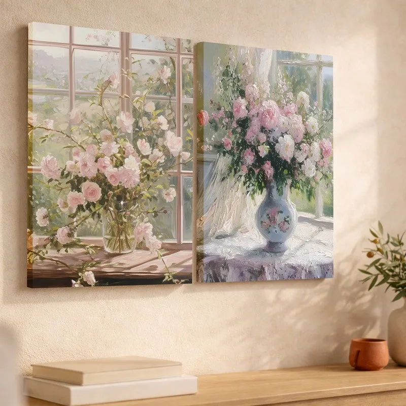 Bloom Haven Canvas Wall Art - Set of Two media 3
