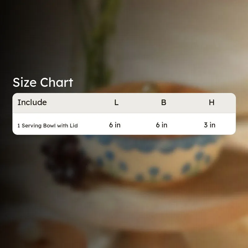 Blossom Petal Whisper Ceramic Bowl with Mango Wood Lid - 750 mL media 7