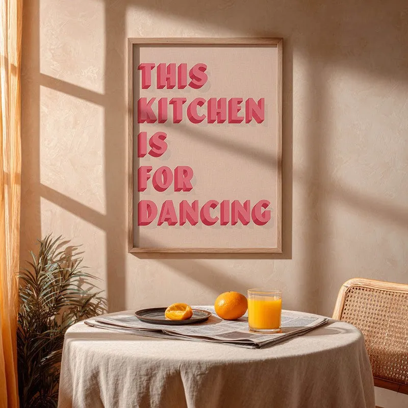 DancingKitchen Archival Canvas Wall Art - Brown media 4