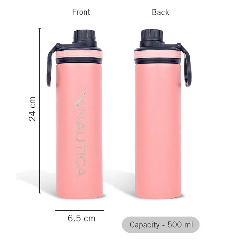Nautica Skirnir Insulated Stainless Steel Thermos (Pink) - 500 mL media 8