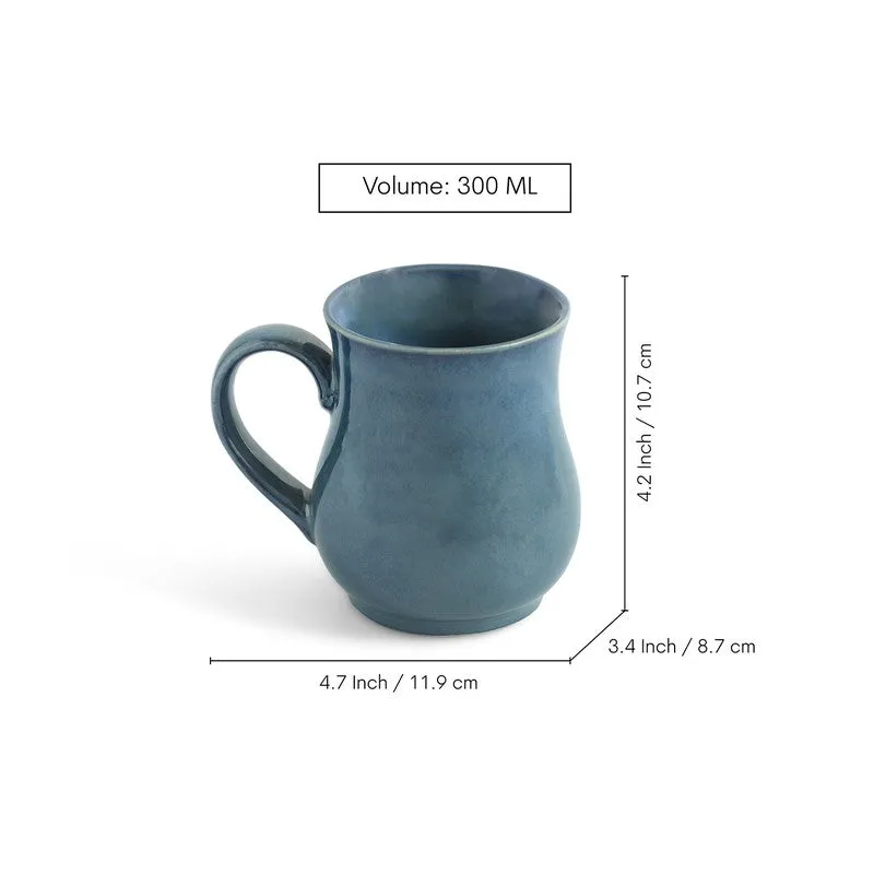 Belly Ceramic Coffee Mug (300 mL Each) - Set Of Four media 7