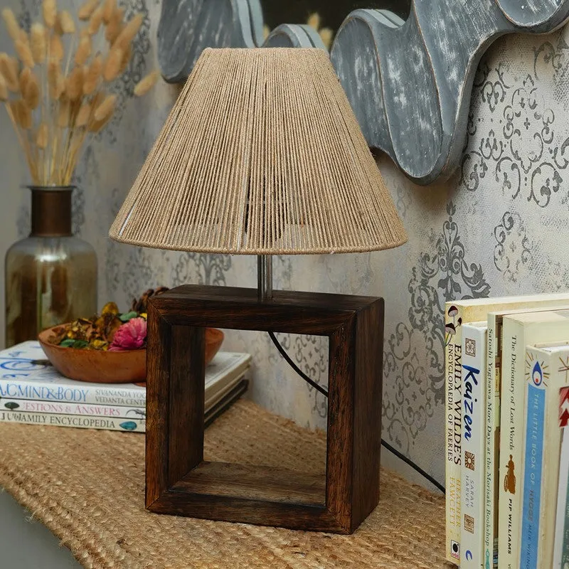 Tactile Cotton Table Lamp - Beige media 3
