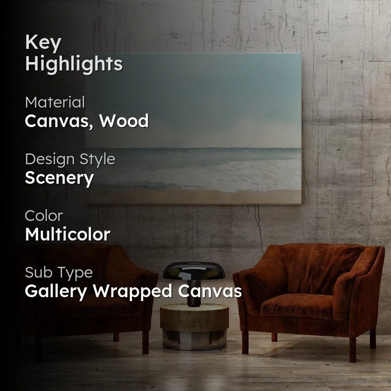 Beach Canvas Painting - Gallery Wrap media 2