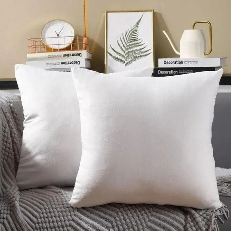 Cuddle Clob Polyester Cushion Filler - Set Of Two media 1