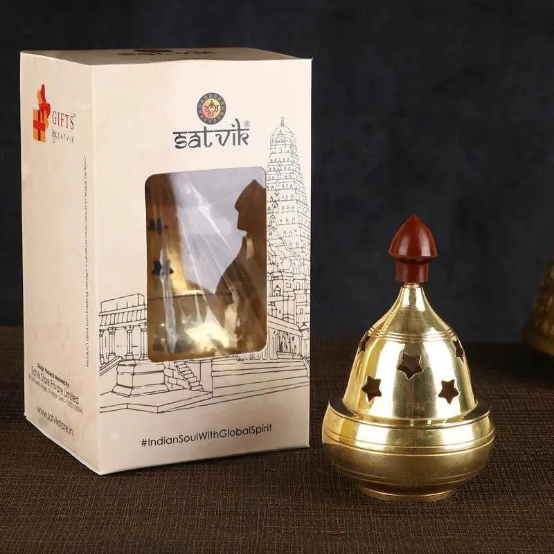 Akhand Aarti Brass Diya - Small media 3